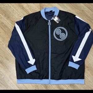 CultureFly Avatar The Last Airbender Nickelodeon Unisex Track Jacket Navy XL